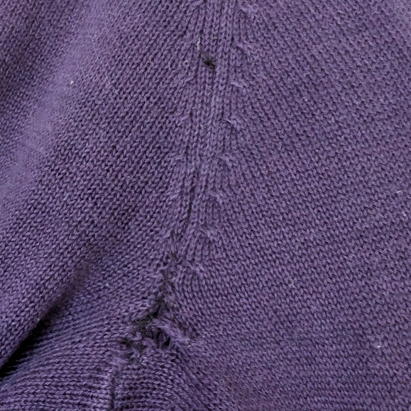 Purple V-Neck Top - Picture 5 of 5